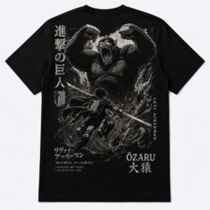 Camiseta Levi Ackerman x Ozaru