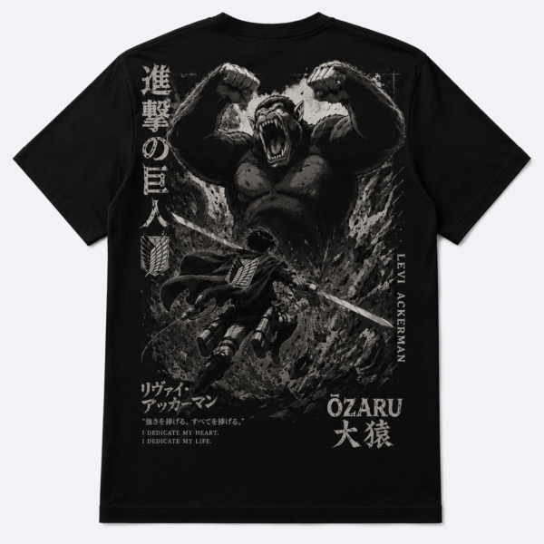 Camiseta Levi Ackerman x Ozaru